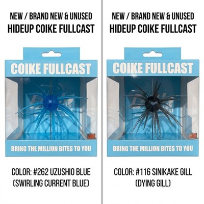HIDEUP COIKE FULLCAST 2 Köder Set Uzushio Blue Swirling & Sinikake Dying...