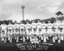 1953 Terre Haute Phillies Team Photo Baseball Picture Indiana 8x10