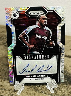 2021-22 Panini Prizm EPL MICHAIL ANTONIO Auto Breakaway Prizm Signatures #S-MAN