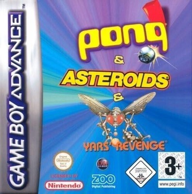 Asteroids / Pong / Yars Revenge, (Game Boy Advance), komplett Zustand NEU