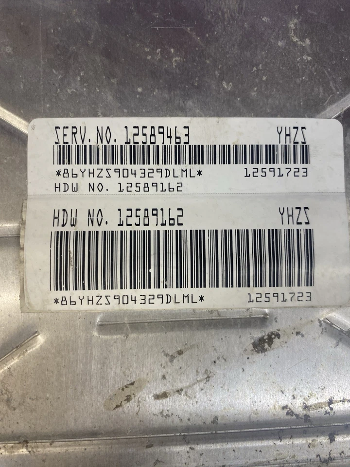 Chevy Silverado 1500 2005 4,8 L módulo de control del motor ECU sin flash OEM Foto 3 de 4