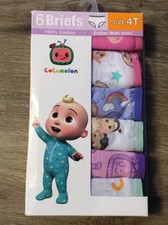 New 12 Pack Cocomelon Toddler girls Briefs Underwear Lot 4T