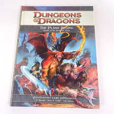 The Plane Below - Dungeons  Dragons Roleplaying 1st Printing 2009 D D Hardcover