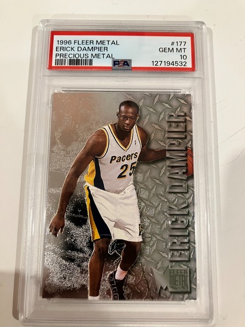 1996-97 Fleer Metal Precious Metal Erick Dampier RC PSA 10 POP 1