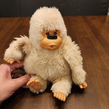 Russ Berrie 9" GONGA Thumb Sucking Gorilla Plush Vintage Monkey Cream Tan