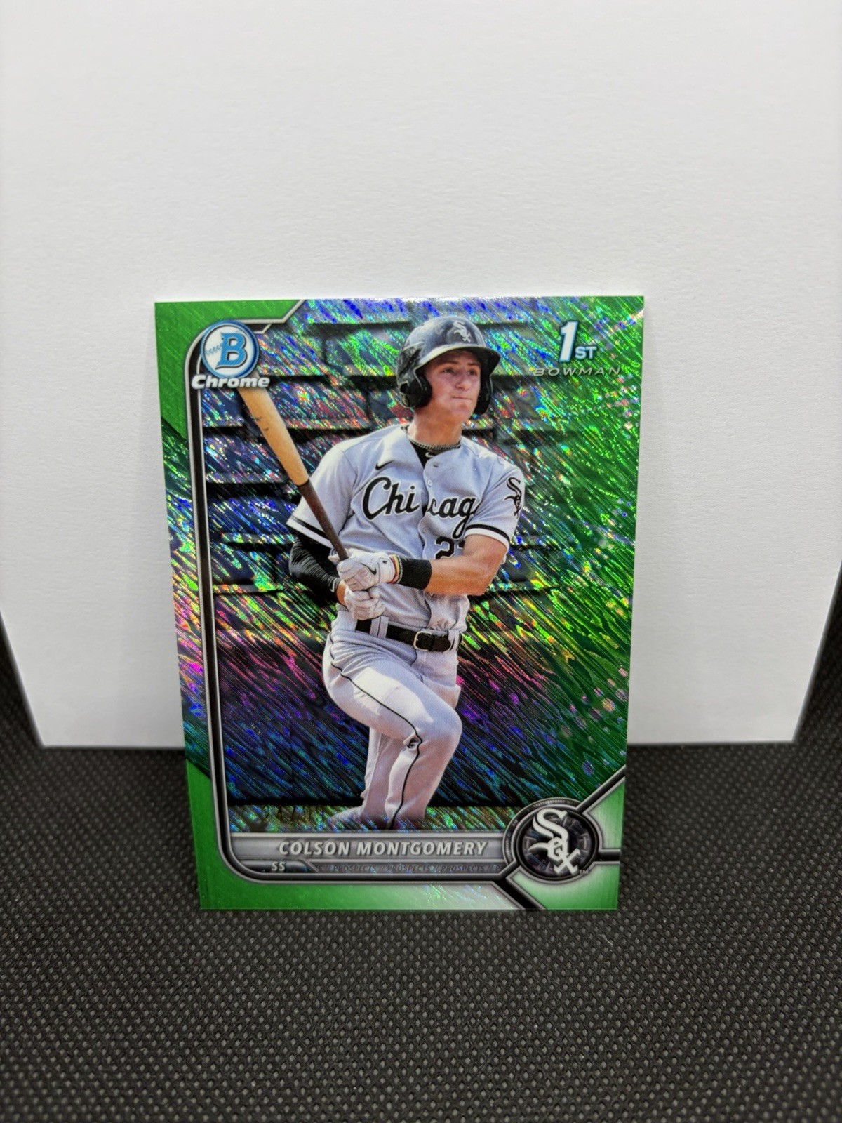 2022 Bowman Chrome Prospects Colson Montgomery #BCP-71 Green Refractor /99 1st