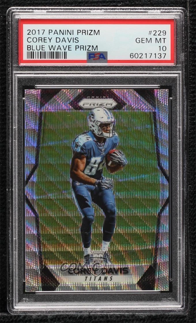 Corey Davis Panini Prizm #229 Blue Wave