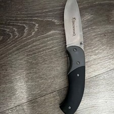 Browning 0110 Pocketknife Black Synthetic Handle Stainless Drop Point Blade