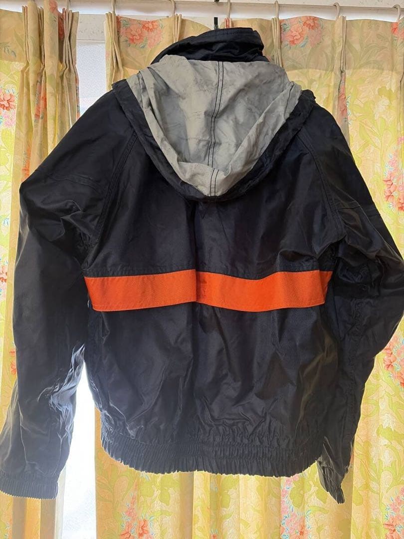 DAKAR RALLIART Navy Orange Nylon Jacket - Mitsubishi Motors | eBay