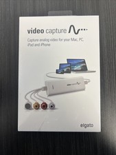 Elgato USB Analog Video Capture Device Mac PC, iPad, iPhone (New Sealed)