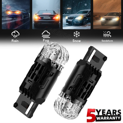 Amber Color 7443 7444 T20 LED Bulbs For Front Turn Signal