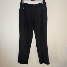 marks and spencer Women Black Trousers With Super red Pockets , Feel Like Size 8
