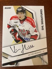 2009-10 Card Cabinet SHL Elitset Victor Hedman MODO Autograph RC Auto