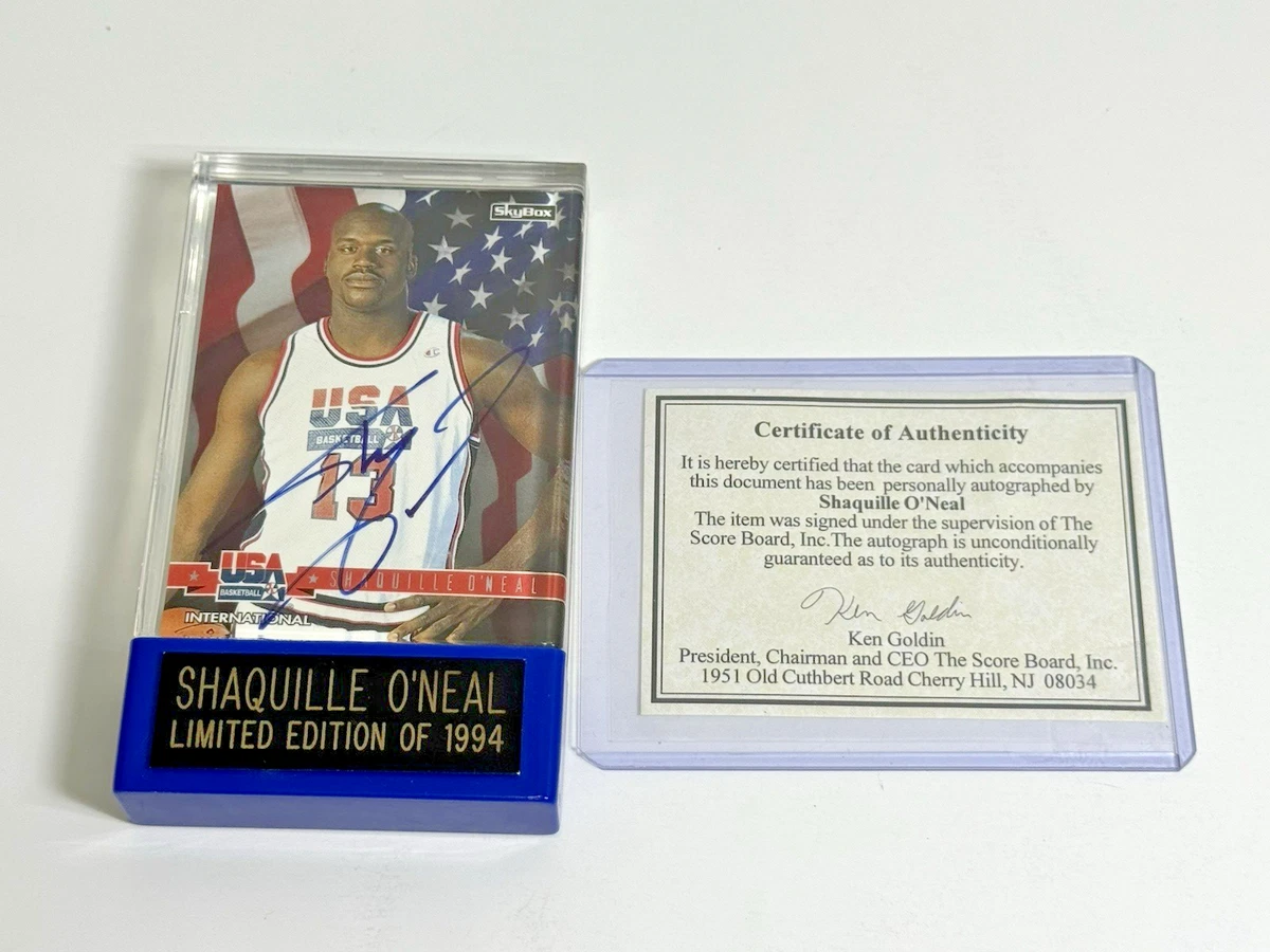 Shaquille O'Neal Autographed Basketball Trading Cards for sale | eBay