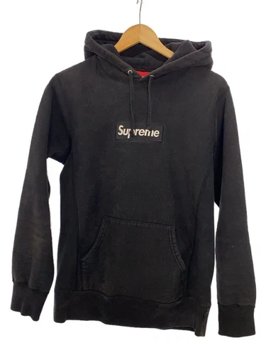 Supreme Felpa con Cappuccio Box Logo Nero M Usata