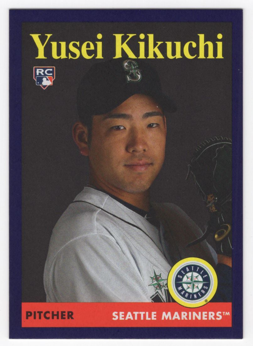 2019 Topps Archives Purple Yusei Kikuchi Rookie 159/175 Seattle