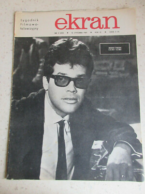 Ekran - Rok 1967 -  Zbigniew Cybulski,  polish film magazine