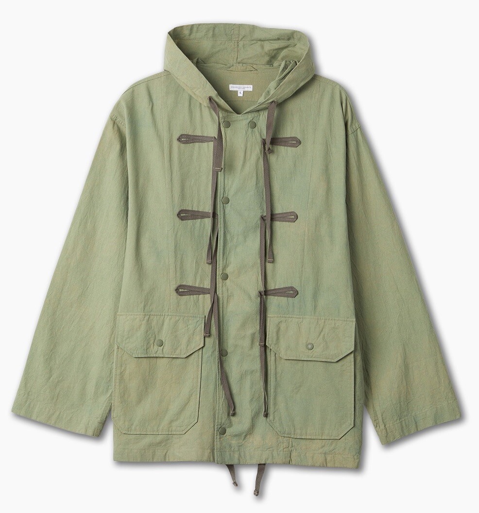 Engineered Garments LT Parka Cotton Sheeting Olive | eBay