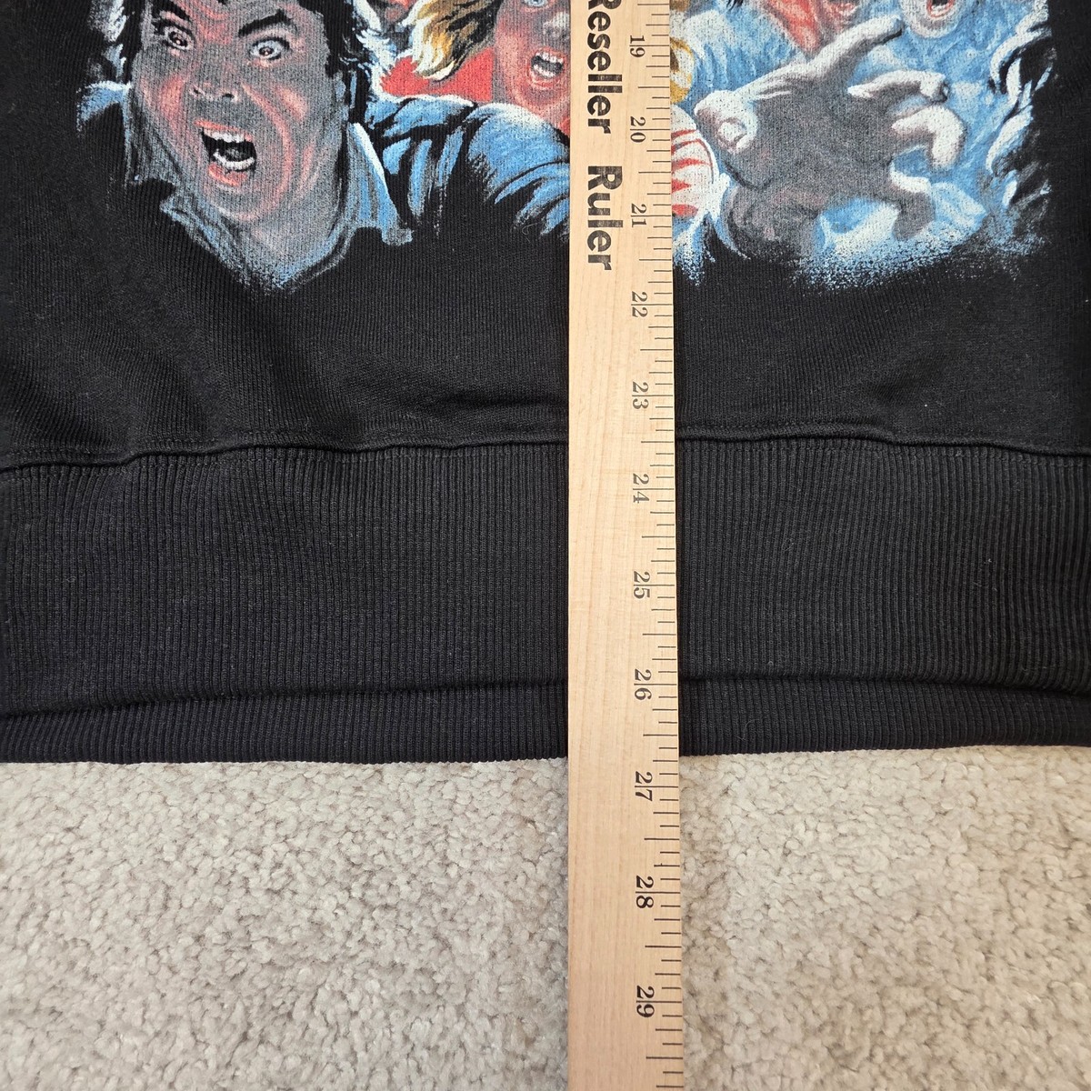Queen News of The World Black Band Shirt Adult Size XL Black Short Sleeve Tee View 5