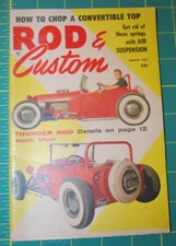 Rod & Custom Mini Magazine - March 1957 - How to Chop A Convertible Top