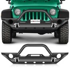 Front Bumper For Jeep Wrangler JK 2007-2018 Textured Protector Guard Textured