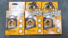  3 PACK - Original Gorilla 50002 Glue 2oz All-Purpose Adhesive Brown Glue