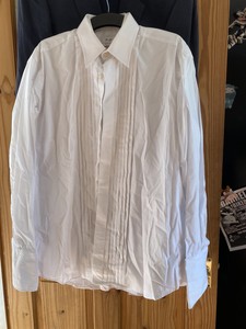bundle of white shirts