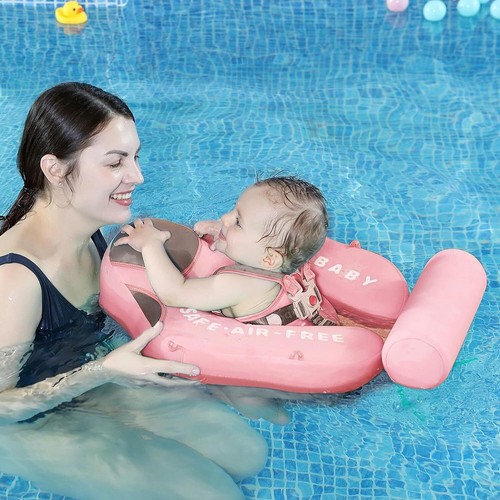 Swimming Aid Toys Baby Swim Float Chest Swimming Ring Pink Trainer - Picture 8 of 9