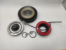 AC Compressor Clutch Kit Pulley Coil For2003 - 2008 Toyota Corolla 6 GROOVE 1.8L