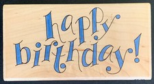 Stampabilities Happy Birthday 05 Rubber Stamp