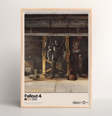 Fallout 4 Poster [ Physical Print | Game Wall Art | Poster Art Print | Poster
