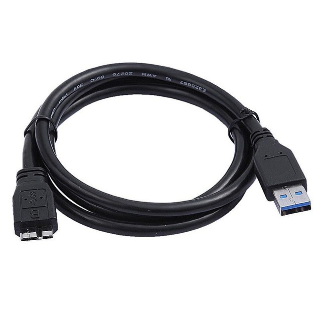 USB 3.0 Power Charger +Data SYNC Cable Cord For Hitachi External Hard