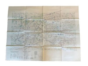 Poland Special Map A 1:50000 Scale U.S. Army Infantry School Fort Benning 1967