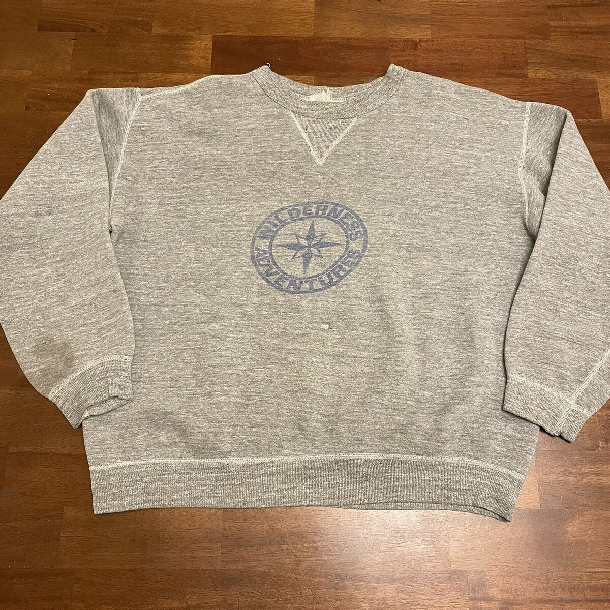 VTG 50s Russell Athletic Gray Single V Sweatshirt Large VTG 50s Russell Athletic Gray Single V Sweatshirt Large