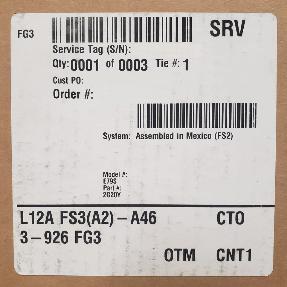 Dell PowerEdge R250 Rack Server 16GB UDIMM 4TB Intel Xeon E-2336 2.9GHz - SEALED - Image 4 of 4