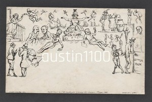 1840 J.W. Southgate Unused No. 1 Mulready Caricature Envelope Excellent Example