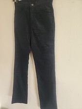 vintage levis 519 straight leg corduroy pants 28 x 34 blue 70's 80's nwot unworn