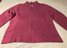 Lady Hathaway womens pink pullover sweater size M spandex