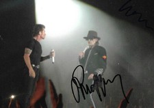 Udo Lindenberg & Peter Maffay autographs signed 13x18 cm picture
