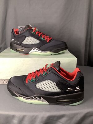 Air Jordan 5 Retro Low x CLOT Jade Shoes (DM4640-036) - Size 9M