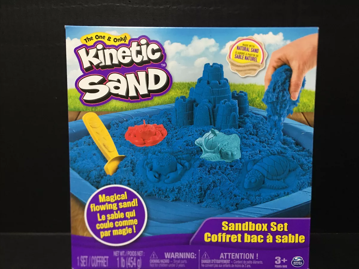 Kinetic Sand Sandbox Set Blue