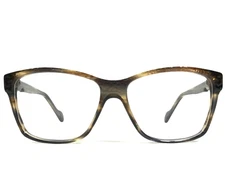 Binoche Eyeglasses Frames Bi-zem 76 C04 Brown Horn Square Full Rim 53-15-135