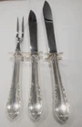 LUNT Modern Victorian Sterling Silver 3 Piece Carving Set includes 2 Knives