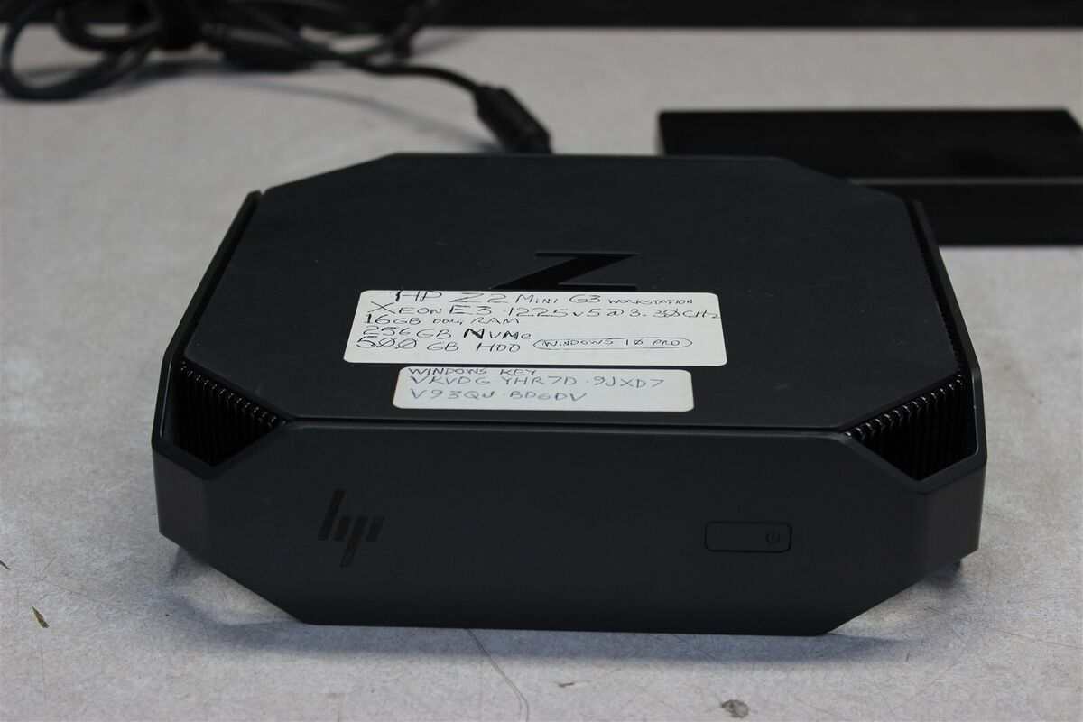 HP Z2 Mini G3 Workstation 3.3GHz Xeon E3-1225v5, 16GB Ram HP Z2 Mini G3 Workstation 3.3GHz Xeon E3-1225v5, 16GB Ram