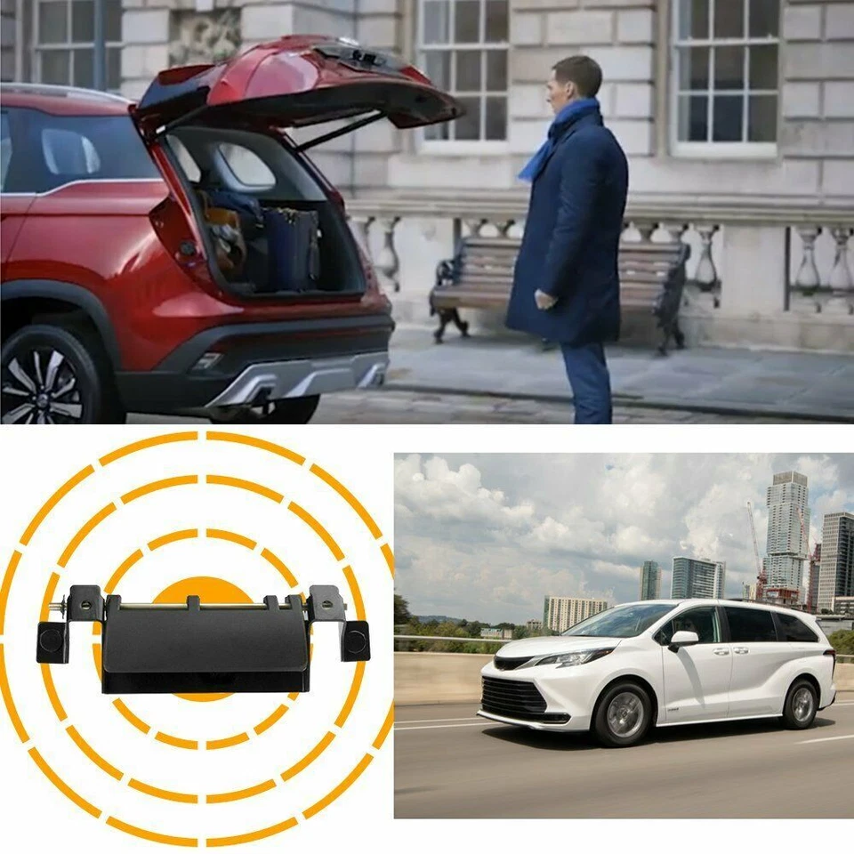 Manija de puerta de puerta trasera con pestillo trasero para Toyota Sequoia Sienna Foto 3 de 4