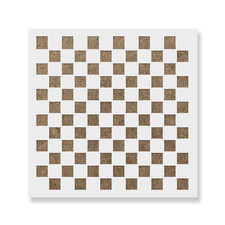 Checker Pattern Stencil - Durable  Reusable Mylar Stencils