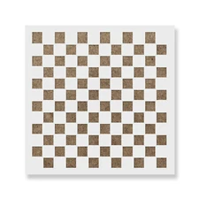 Checker Pattern Stencil - Durable & Reusable Mylar Stencils