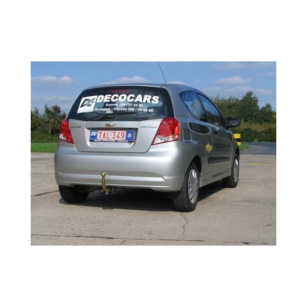 Attelage Westfalia haut de gamme pour Chevrolet Kalos 2003- col de cygne en acier forgé traité