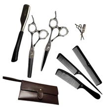 Kamisori Beauty - 2024 Student Set 5.5" - Hair Shear, 27 Tooth Thinner, Razor