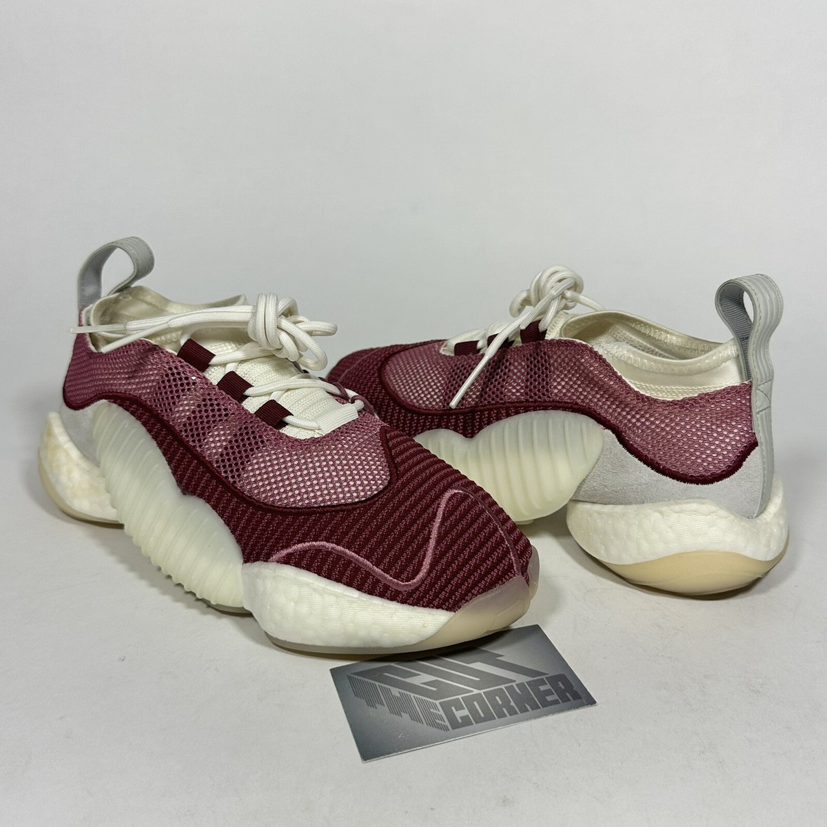 Adidas Crazy BYW II Boost Trace Maroon Wht B37555 Mens sz Womens sz 